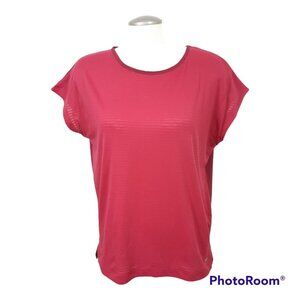 Helly Hansen Shirt Womens Large Pink Top Workout Athletic Gym Casual Athleisure